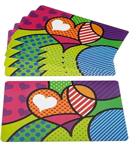 Set 2 tovagliette americane con tovaglioli Country