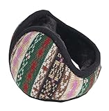 Unisex Foldable Earmuffs Warm Knit Ear Warmers Fleece Winter Earmuffs, B10