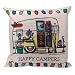 Produktbild ninasill Kissen,   Exklusive 45,7 x 45,7 cm Kissen Fall Sofa Taille Überwurf Kissenbezug Home Decor Kissenhülle 18"x18" weiß