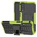 Produktbild LFDZ Galaxy A7 2018 Tasche, Hülle Abdeckung Cover schutzhülle Tough Strong Rugged Shock Proof Heavy Duty Case Für Samsung Galaxy A7 2018 (Samsung A750) Smartphone (mit 4in1 Geschenk verpackt),Grüne