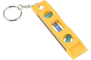 KEFU01 Folewr - Wasserwaage, Mini-Wasserwaage mit 3 Wasserwaagen mit Schlüsselanhänger, magnetisch, Torpedo-Wasserwaage, Wasserwaage, 45-Grad-Messwaage.