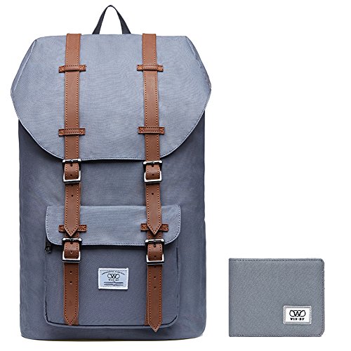 Schulrucksack Damen Herren L ssiger Daypack WIN DF Laptop Rucksack 17 Zoll mit gro er kapazit t F r Wanderreise Camping Nylon Grau01-2pcs Schulrucksack Damen Herren L ssiger Daypack WIN DF Laptop Rucksack 17 Zoll mit gro er kapazit t F r Wanderreise Camping Nylon Grau01-2pcs