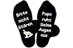 Zemolo Lustige Socken Geschenk für Männer Bitte Nicht Stören Socken Witzige Socken Lustig Socken Personalisierte Weihnachten Ideen Geschenke Vatertag Männertag für Papa Opa 43-46