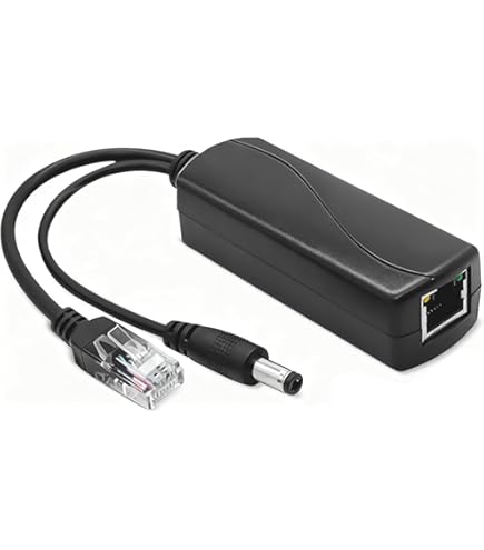 Binardat Gigabit PoE Extender Passthrough Switch, 1 in 2 Out, IEEE802.3af/at/bt Aangedreven Max 60W, Hi-PoE 90W, 10/100/1000Mbps, Metalen Kleine Muurmontage, 1000M 60W