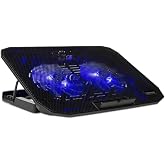 Classone M40 Gaming Laptop Soğutucu Notebook Standı, Mavi Led,14-15.6-17 inch uyumlu, 2 Fan, 2 Usb