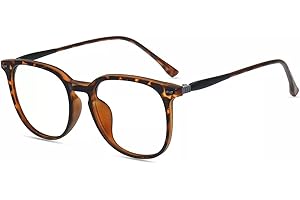 Firmoo Oversized Blue Light Blocking Glasses for Women Men, Square Computer Eyeglasses Anti Headaches