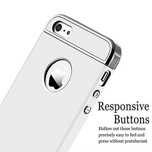 Funda iPhone SE PRO-ELEC Carcasa iPhone SE 5S 5 con Protector de Pantalla de Cristal Templado Completo 3 en 1 Desmontable Ultra-Delgado Anti-Ara azos Funda para iPhone SE 5 5s Carcasa para iPhone SE 5s 5 - 4 0 pulgada - Plata reviews Funda iPhone SE PRO-ELEC Carcasa iPhone SE 5S 5 con Protector de Pantalla de Cristal Templado Completo 3 en 1 Desmontable Ultra-Delgado Anti-Ara azos Funda para iPhone SE 5 5s Carcasa para iPhone SE 5s 5 - 4 0 pulgada - Plata