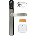 Yale Conexis L2 Smart Door Lock [NO Subscription Required] Remote Access from Anywhere, Anytime, No Key Needed, Works with Alexa, Google Assistant and Philips Hue - Satin Nickel