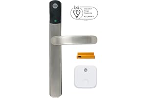 Yale Conexis L2 Smart Door Lock [NO Subscription Required] Remote Access from Anywhere, Anytime, No Key Needed, Works with Alexa, Google Assistant and Philips Hue - Satin Nickel