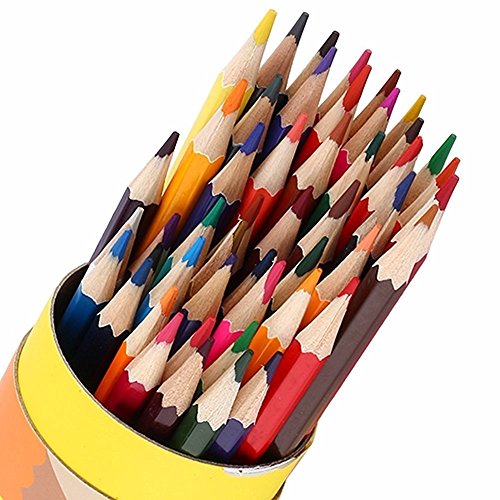 Bontec 48 Farben Buntstifte Berufsqualitäts Buntstifte Aquarellstifte Farbstift Bleistift Zeichenstift für Kinder/ Anfänger/ Künstler - 7