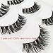 Produktbild lzn 5 Pairs 3D False Lashes, Fake Eyelashes Falsche Wimpern