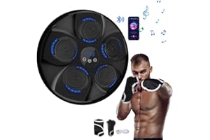 LMTNNB Music Boxing Machine Home Wall Mount Music Boxer, Electronic Smart Focus Agility Training Digital Boxing Wall Target Punching Pads Suitable for Adult Kid