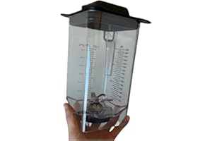 WVGFAUXA Mixerbecher, Kompatibel Mit JTC, Kompatibel Mit Omniblend, V-Lebensmittelmixer-Ersatz, 1500 Ml, OZS, Kommerzielle Bar