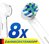 oral b cross action replacement heads Compatible Replacement Electric Toothbrush Heads - For Braun OralB CrossAction type - 8 Pack