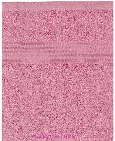 Candy Floss Attic 100% Egyptian Cotton Hand Face Bath Sheet Bale Luxury Pure Supersoft Towel Bath Dusty Pink