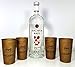 Produktbild Bacardi Razz Rasperry 1L (32% Vol) + 4x Metall Becher 2/4cl geeicht