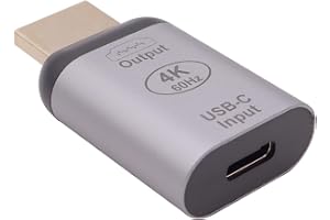 Nicear USB C till HDMI-adapter Praktisk USB C Typec 3.1 hona källa till HDMI diskbänk HDTV-adapter hane 4K vid 60HZ video