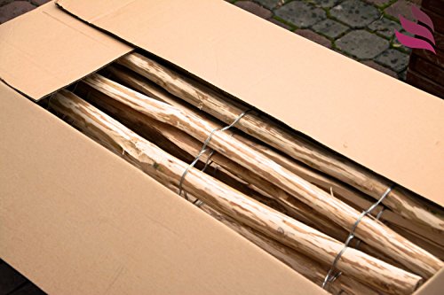 Imprägnierter Staketenzaun, Holzzaun mit sicheren Spitzen als Gartenzaun, Weidezaun, Teichschutzzaun. Holzart: Haselnußholz (Corylus avellana L) – Länge: 5m, Lattenabstand:(3-4 cm), Höhe:120 cm - 8