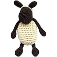Happy Threads | Ecstatic Sheep, Handmade Crochet Sheep,14 cms,Super Cute Stuffed Soft Toys for Girls and Boys, eco-Friendly Decor & Gifting Item