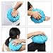 Produktbild Eisbeutel, BELLESTYLE Packung Mit 3 [15cm, 23cm, 28cm] Wiederverwendbare Heiße Und Kalte Eispackung Für Kopf, Rücken, Hals, Schulter, Taille, Bein, Knie, Sportverletzungen Schmerzlinderung, Hellblau