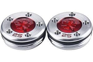 SEACLOUD Golf-Putterschrauben, Gewichter, Rot, vierblättrig, 25 g, kompatibel mit Titleist Scotty Cameron Golfschlägerköpfen, Puttern, Newport