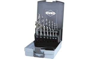 Ruko 245049RO Maschinengewindebohrer Satz HSS DIN 371/376, 14-teilig