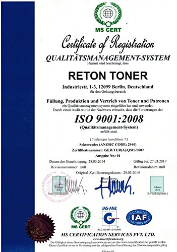 5 RETON Toner ( 80 PROZENT mehr DRUCKLEISTUNG ) ( nach ISO-Norm 19798 getestet ) kompatibel zu TN-325C TN-325BK TN-325M TN-325Y für Brother HL-4140cn HL-4150cdn HL-4170cdw MFC-9460cdn MFC-9465cdn MFC-9970cdw DCP-9055cdn DCP-9270cdn - 3