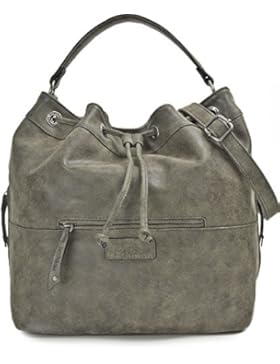 MIYA BLOOM, Damen Handtaschen, Shopper, Schultertaschen, Umhängetaschen, Beuteltasche, Hobo Bucket Bag, 37 x 31...