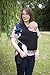 Baby Wrap Carrier | Charcoal Black | Suitable for Newborns to Toddlers | With Carry Case | One Size Fits All | Comfy & Soothing for Babies | Strong & Stretchy Cotton / Spandex Blend | Sling Carrier