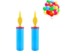 Gonfleur Manuel Léger Durable Pompe à Ballon à Main Gonfleur Manuel Pompe à Ballon Gonfleur Utilisé pour les Ballons, les Anneaux de Natation, les Balles de Yoga, etc., pour la Décoration (2 Pièces)