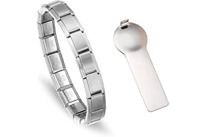 EIHI Italienisches Charm Armband Set mit Charms und Entfernungs- und Installationswerkzeugen