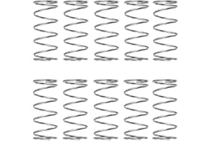 MACHSWON Compressed Spring for Furniture Screen Doors Lawn Mowers Repair Projects Stainless Steel Compression Spring 3mm OD 0.5mm Wire Size 15mm Free Length 10pcs