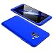 Produktbild Hülle für Samsung Galaxy A730F, Samsung Galaxy A8Plus 2018 Hard Hülle, SXUUXB Elegante High Shield Premium PC Hartplastik Abdeckung [3-Teile] Removable Stoßfest Schlank Schutz Backcover für Samsung Galaxy A8Plus/A8+ 2018/A730F 6.0 Zoll - Tiefes Blau + 1 Kostenlose Halterung (Farbe Zufällig)