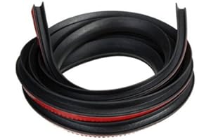 Supmico 4Meter P Shape Car Door Window Trim Edge Moulding Rubber Weatherstrip Seal Strip Auto Protector