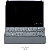 Fuchsia iPad Air 13 ile Uyumlu M2/M3 360&deg; Manyetik Standlı Touchpadli Katanya Klavyeli Tablet Kılıfı