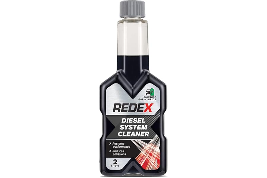 Redex Diesel Fuel System Cleaner 250ml, Diesel Additives To Remove Harmful Emissions, Maximise Performance & Increase Fuel Economy Fuel Additives For Diesel Engines, Suitable For Hybrids