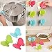 Price comparison product image Tia-Ve 6PC Butterfly Grab Mitt Silicone Hot Dish Plate Bowl Pot Holder Carrier Anti-Scald Clamp Magnetic Fridge Clip Handy kitchen Tool