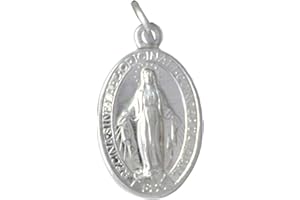 I G J Lote LA Medalla MILAGROSA - La Original - 100% Made IN Italy - Las MEDALLAS DE LOS Santos Patrones