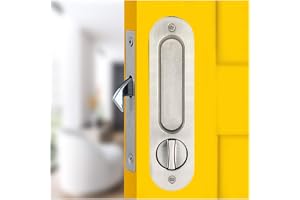 Skjutdörr Lås Låshandtag Osynligt infällt handtag Spärr Interiör Möbler Trä Dörrlås/175mm