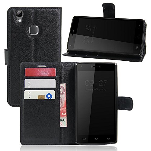 Honor 6X Hülle, IVSO Hohe Qualität Advanced Shock Absorption Technology Case Folio Tasche Cover für Huawei Honor 6X Smartphone, Schwarz (Für Honor 6X, Schwarz)