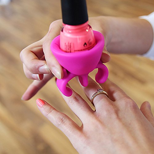NALATI Nagellackständer Flaschenhalter Nagellack Träger Nagellack Flaschen Halter Unterstützung Ring Werkzeug - 3