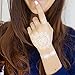 Set Of 2 - Flash White Lace Henna Tattoos set white Hand Fingers temporary Tattoo W299+305