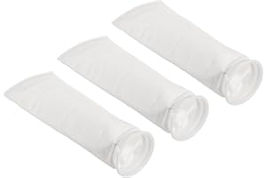 PATIKIL 4 Pouce Anneau Filtre Chaussettes, 3 Paquet 1 Micron Maille Sacs Piscine Écumoire Panier