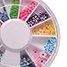 Well-Goal 144pcs 3D Flower Slice Nail Art Decoration Fimo Nail Decoration