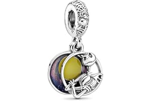 Feitery Compatible with Charms Pandora Halloween Luminoso Bead Charm da donna