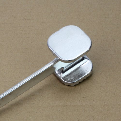 Fleischklopfer Fleischhammer Schnitzelklopfer Fleisch Hammer Küchenhelfer Alu - 4