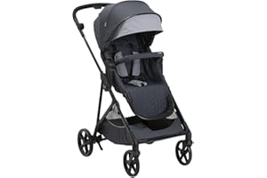 Chicco Poussette Seety, Poussette Bébé Légère et Compacte de 0 Mois à 4 Ans, Capacité de Charge Maximale de 22 kg, Poussette Pliable, Dossier Inclinable, Pliage Automatique en 1 Étape, Canopy
