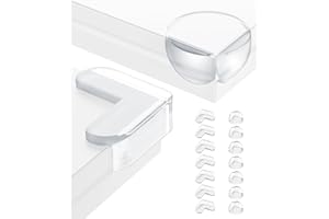 HORRAU Eckenschutz Baby, Kantenschutz Baby Transparent Eckschutzkanten - 16 Stück, Rund + Rechter Winkel