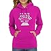 Produktbild TEXLAB - Ich trink Ouzo, was machst du so - Damen Kapuzenpullover, Größe M, fuchsia