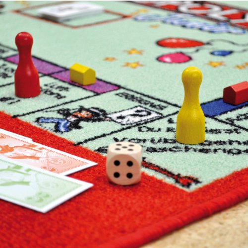 Preisvergleich Produktbild Eduplay Spielteppich Monopoly Junior 92x92cm